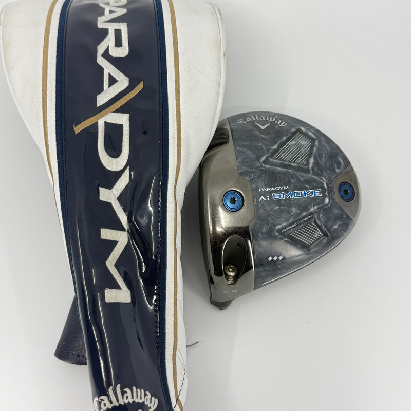 Callaway Paradym Ai Smoke TD Driver Head 9* LH + Headcover