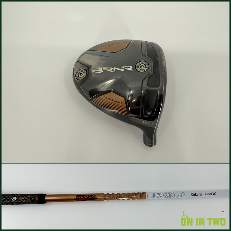 Taylormade Brnr Mini Driver 11.5* RH Graphite Design Tour AD GC 50X X Stiff