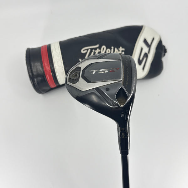 Titleist TS2 3 Wood 15* RH Mitsubishi Tensei AV Blue Stiff 65-S Shaft