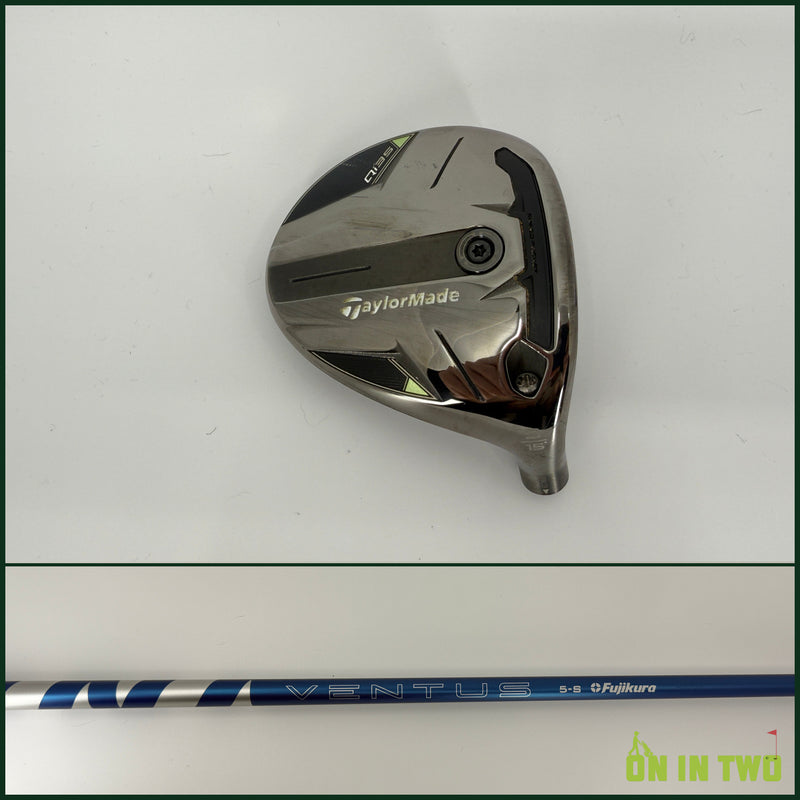 Taylormade Qi35 3 Wood 15* RH Fujikura Ventus Blue Velocore + 50S Stiff