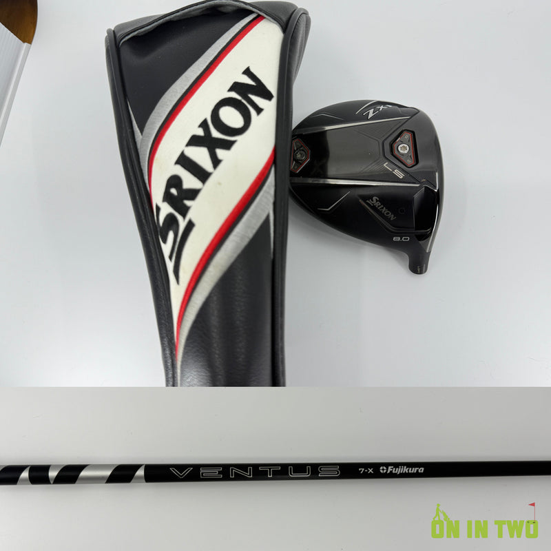 Srixon Zxi LS Driver 8* RH Fujikura Ventus Black Velocore + 70X X Stiff