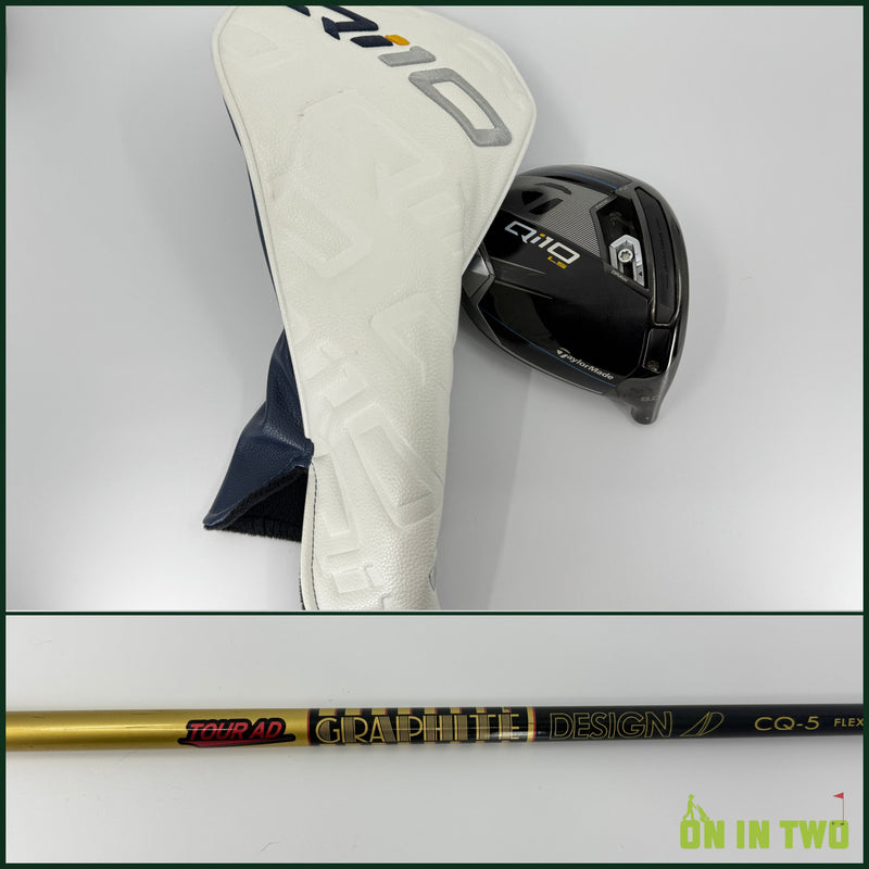 Taylormade Qi10 LS Driver 8* RH Graphite Design Tour AD CQ 50S Stiff