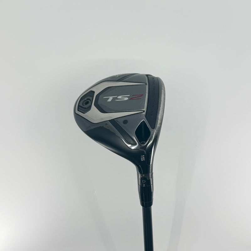 Titleist TS2 3 Wood 15* RH Graphite Design Tour AD IZ 70X X Stiff