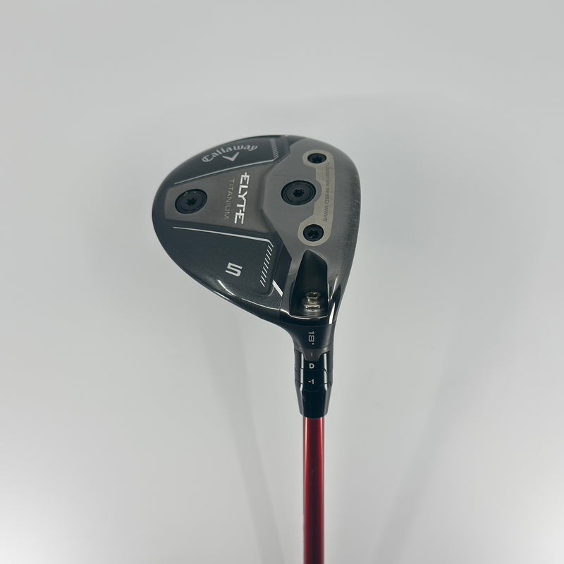Callaway Elyte TI 5 Wood 18* RH Fujikura Ventus TR Red Velocore Extra Stiff 8-X Shaft - C-782 image 1