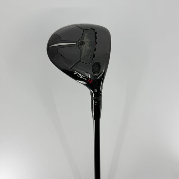 Titleist TSR3 3 Wood 15* RH Mitsubishi Tensei AV Raw Blue 65S Stiff