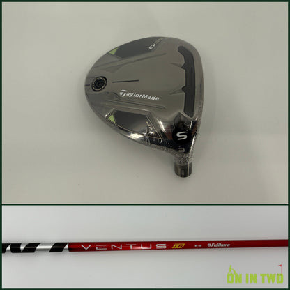 Taylormade Qi35 Max 3 Wood 15.5* RH Fujikura Ventus TR Red Velocore 60S Stiff