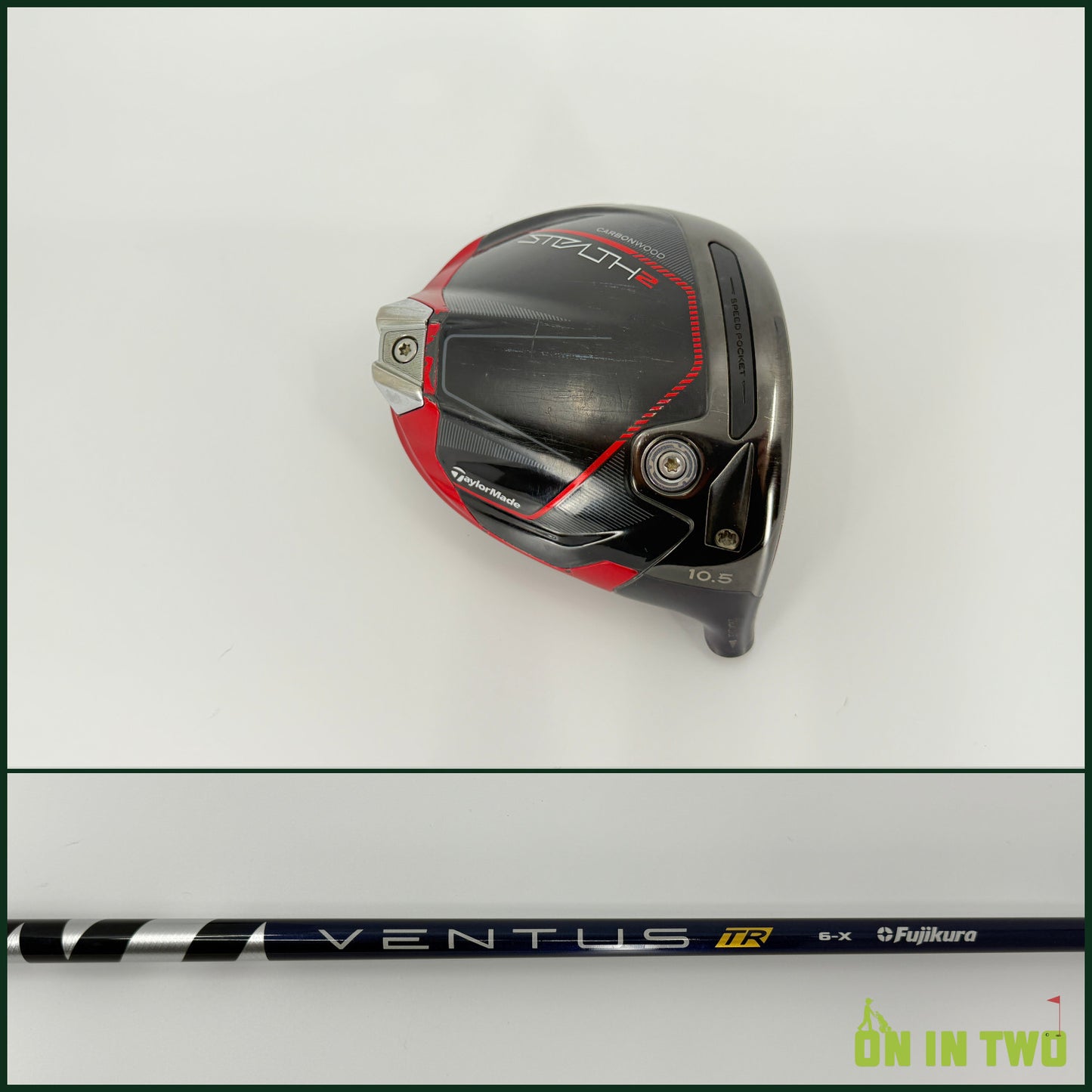 Taylormade Stealth 2 Driver 10.5* RH Fujikura Ventus TR Blue Velocore 60X X Stiff