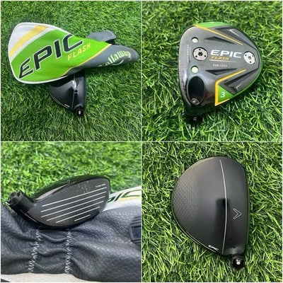 Callaway Epic Flash SZ 3 Wood Head 15* LH + Headcover