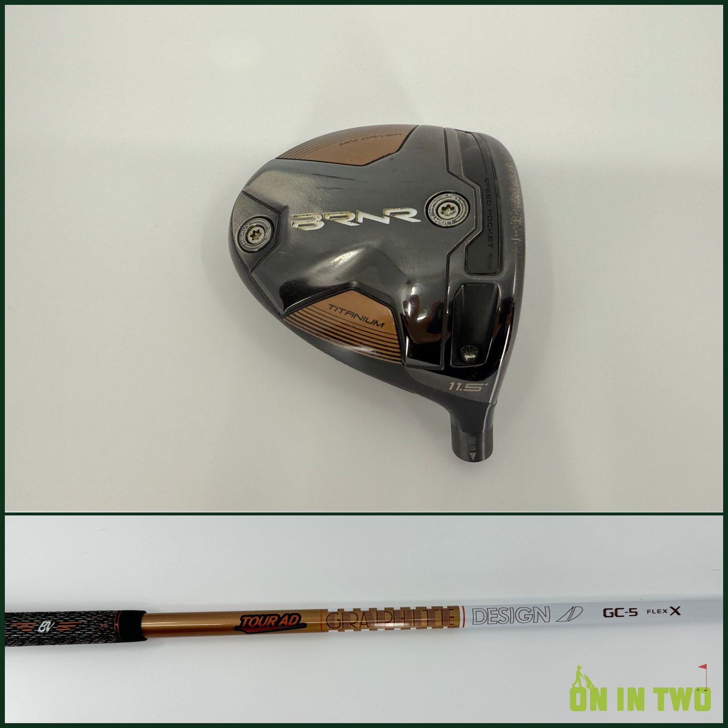 Taylormade Brnr Mini Driver 11.5* RH Graphite Design Tour AD GC 50X X Stiff