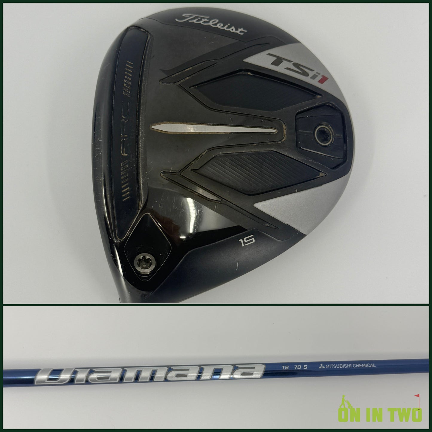 Titleist TSi1 3 Wood 15* LH Mitsubishi Diamana TB 70S Stiff