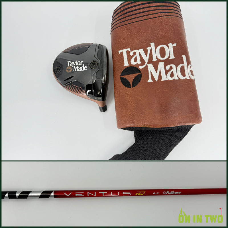 Taylormade Brnr Copper Mini Driver 11.5* RH Fujikura Ventus TR Red Velocore 60S Stiff