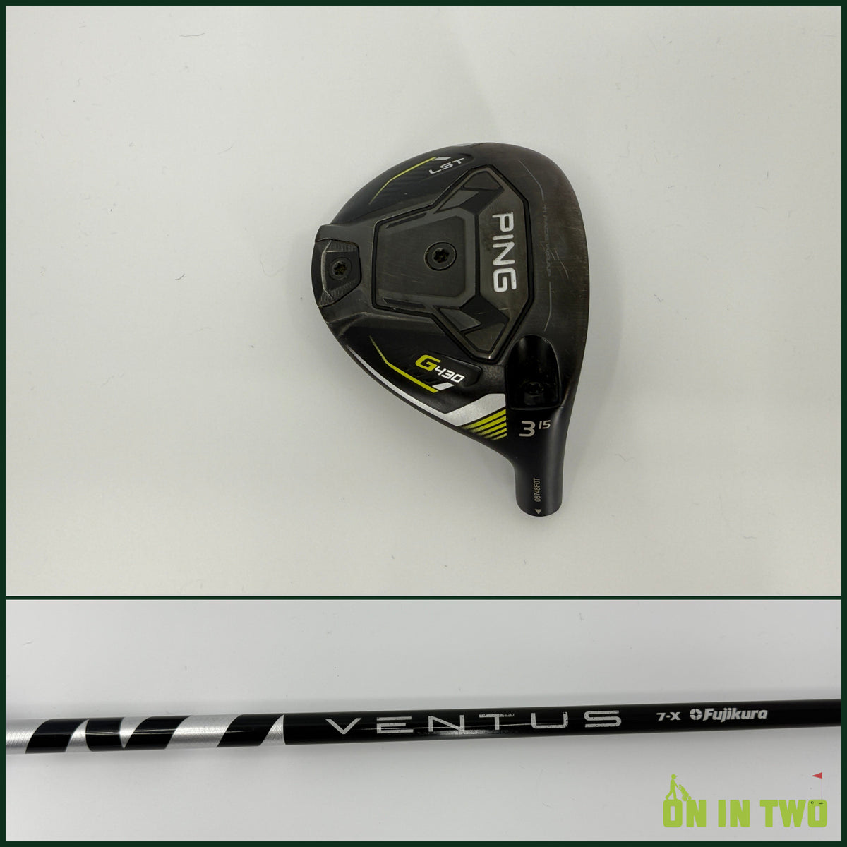 Ping G430 LST 3 Wood 15* RH Fujikura Ventus Black Velocore 70X X Stiff
