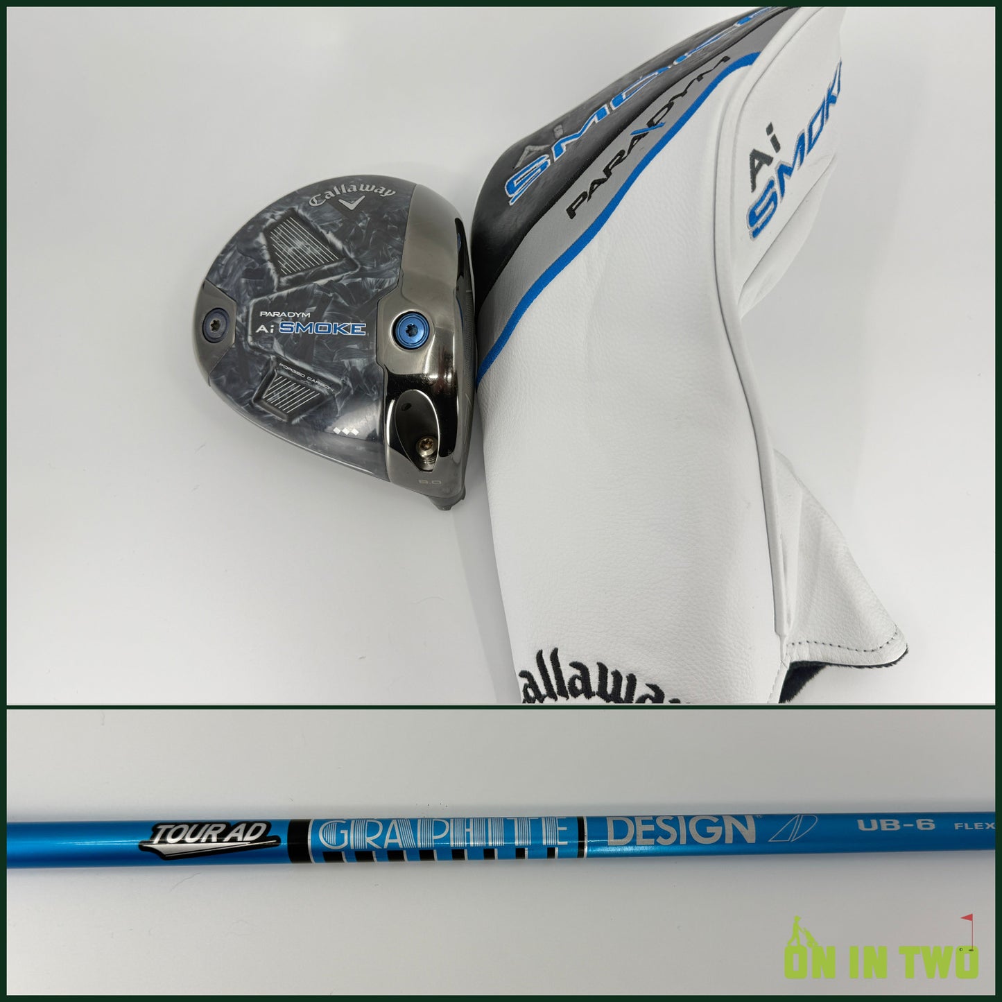 Callaway Paradym Ai Smoke TD Driver 8* RH Graphite Design Tour AD UB 60S Stiff