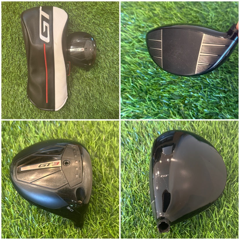 Titleist GT3 Driver Head 9* RH + Headcover
