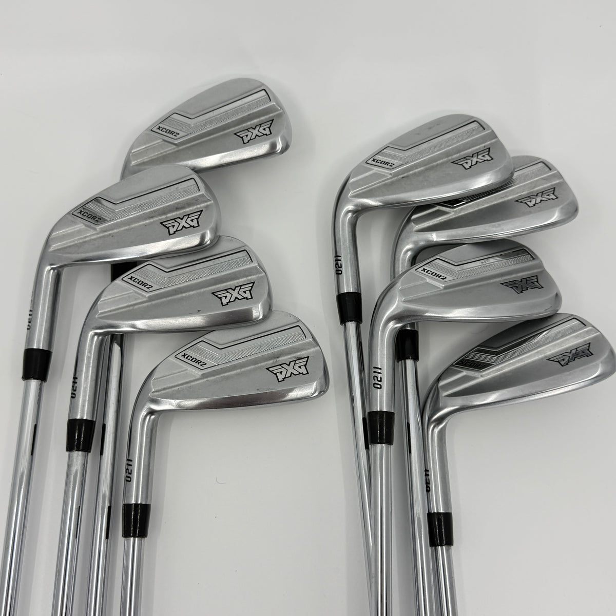 PXG 0211 Xcor2 Chrome Iron Set 4-GW LH Stiff Steel