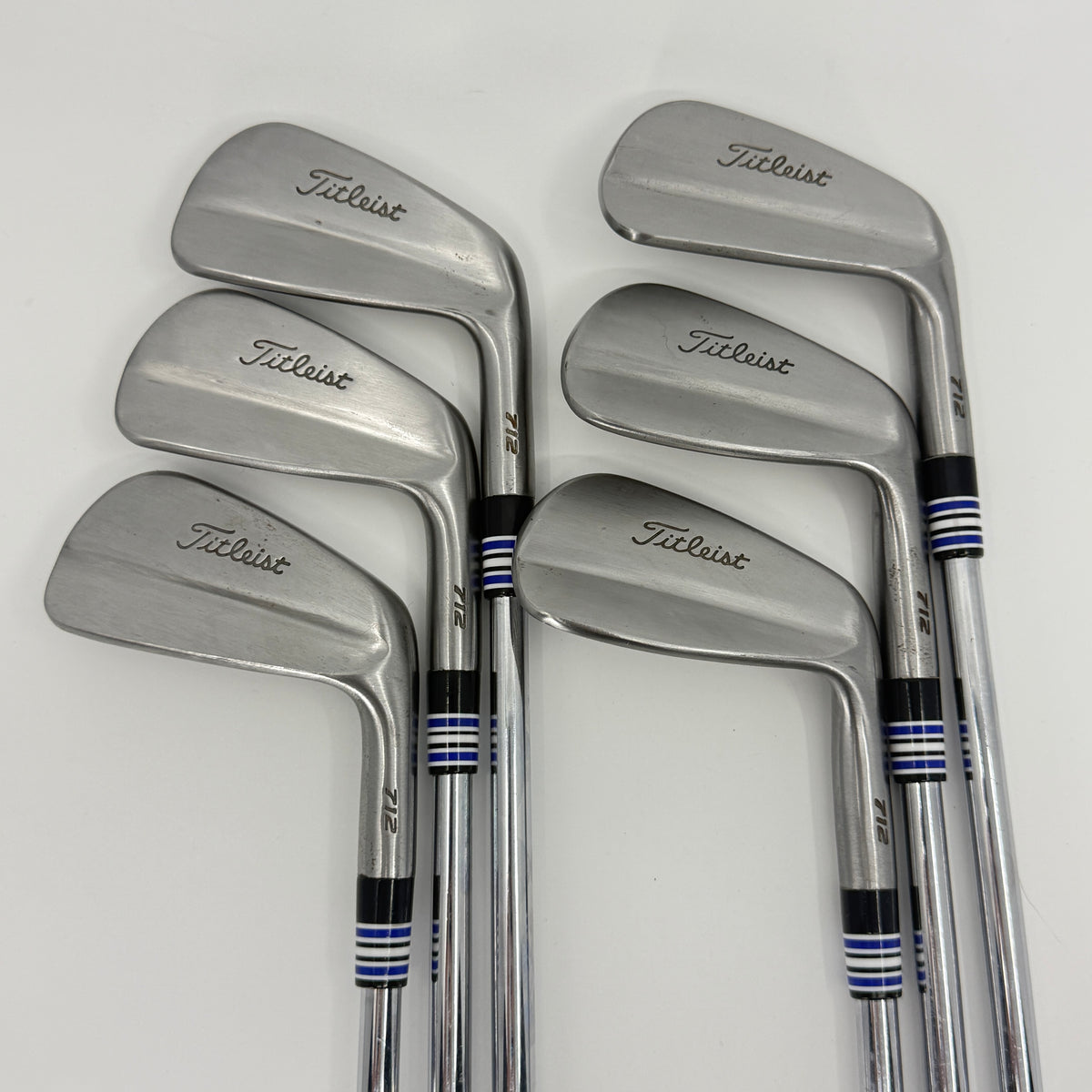 Titleist 712 MB RAW Custom Iron Set 4-9 RH Extra Stiff Steel
