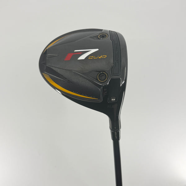 Taylormade r7 Quad Mini Driver 11.5* RH Project X Hzrdus Black Gen 4 Stiff 60 6.0 Shaft
