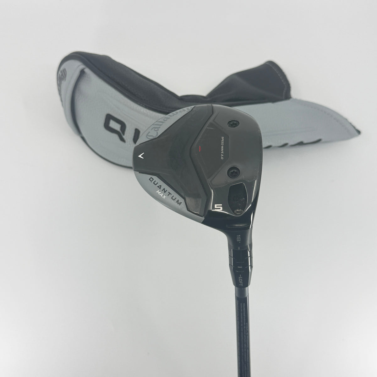 Callaway Quantum Max 5 Wood 18* RH Project X Denali Frost Silver Stiff 60 6.0 Shaft