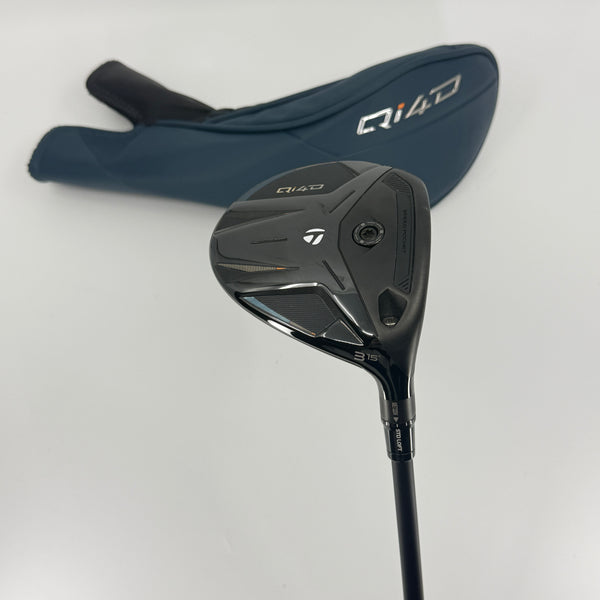Taylormade Qi4D 3 Wood 15* RH Mitsubishi Reax Stiff 65-S Shaft