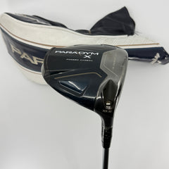 Callaway Paradym X Driver 10.5* RH Project X Hzrdus Silver Gen 4 Stiff 60 6.0 Shaft