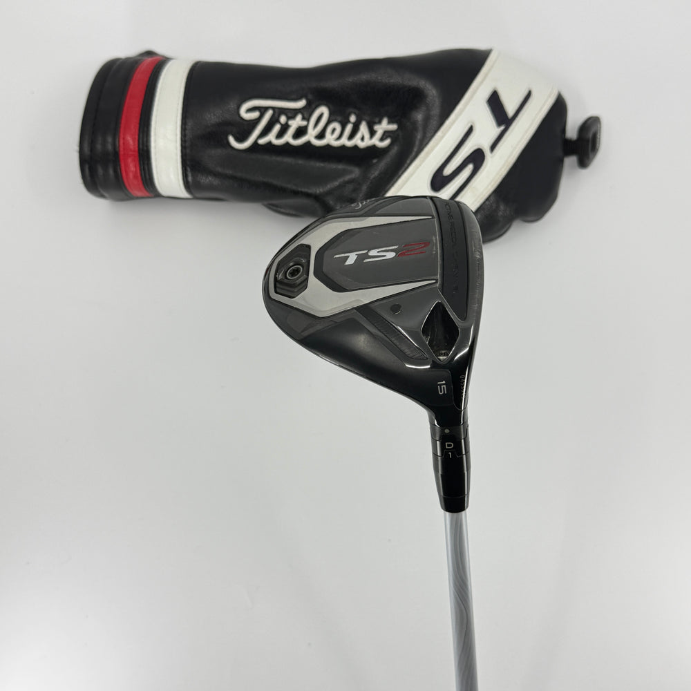 Titleist TS2 3 Wood 15* RH Project X Evenflow T-1100 Stiff 75 6.0 Shaft