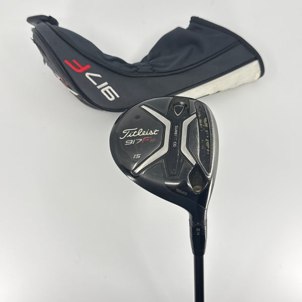 Titleist 917 F2 3 Wood 15* RH Mitsubishi Diamana S+ BlueBoard Stiff 70-S Shaft