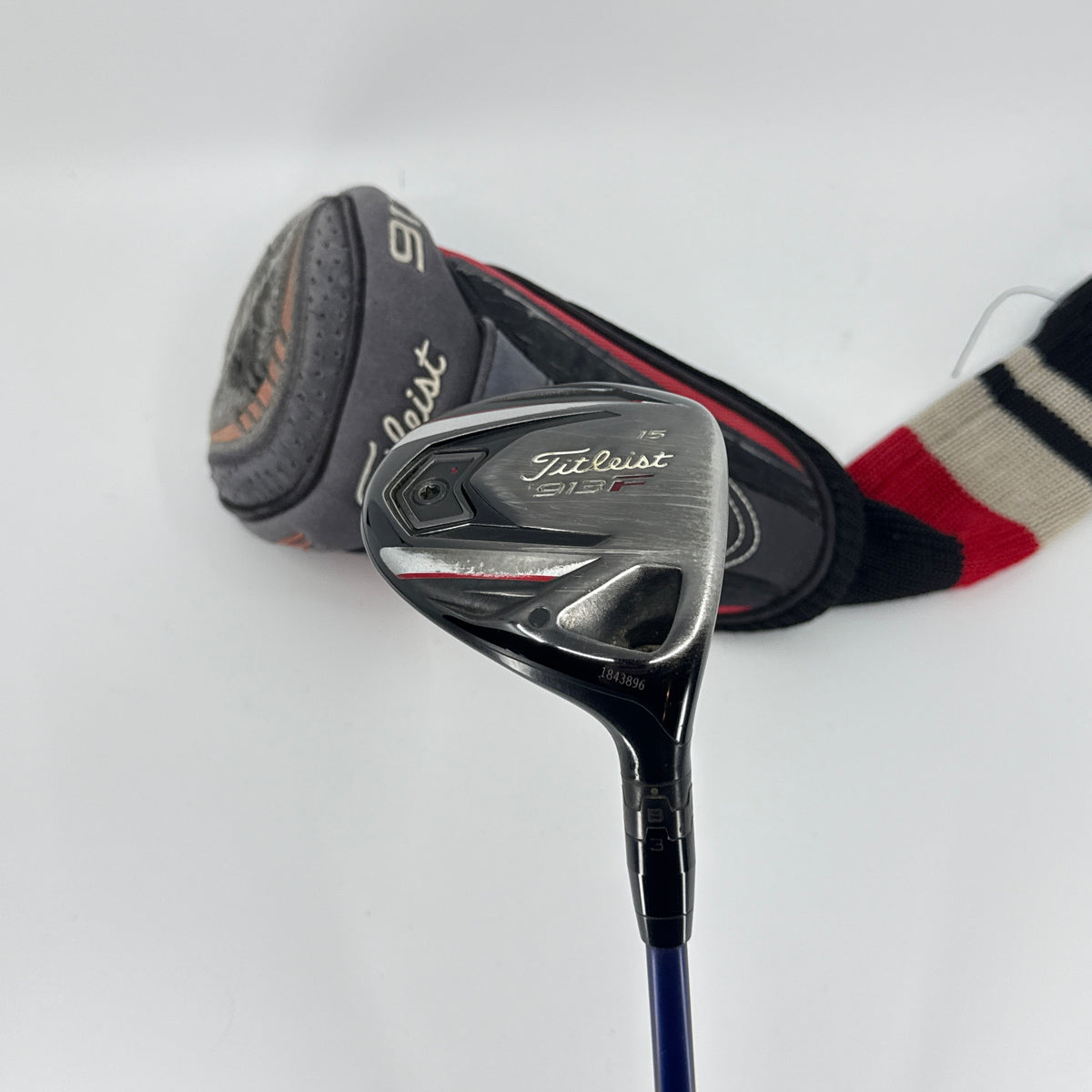 Titleist 913 F 3 Wood 15* RH Mitsubishi Diamana S+ BlueBoard Regular 72-R Shaft