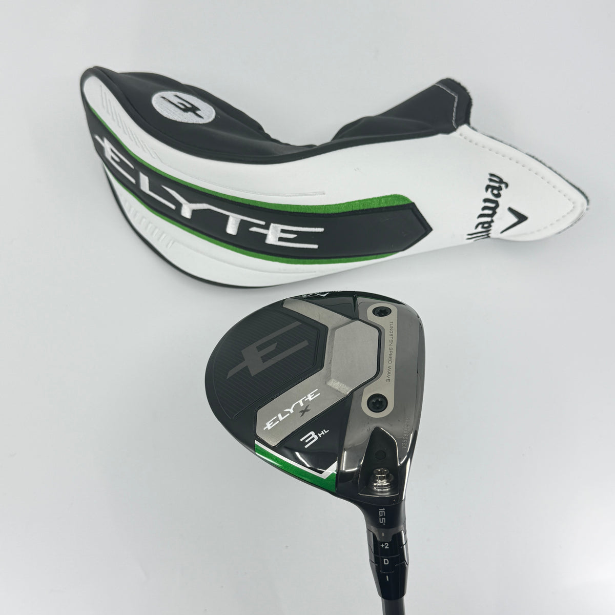 Callaway Elyte X HL 3 Wood 16.5* RH Project X Denali Charcoal Stiff 60 6.0 Shaft