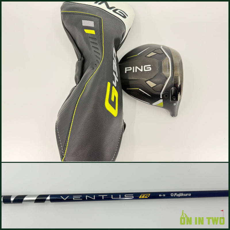 Ping G430 Max 10K Driver 9* RH Fujikura Ventus TR Blue Velocore 60S Stiff