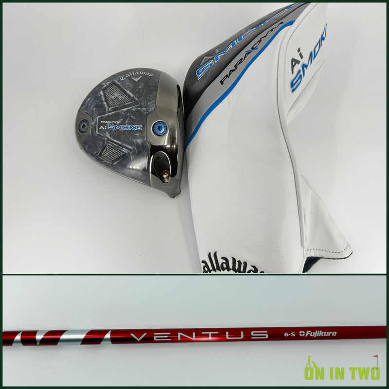 Callaway Paradym Ai Smoke TD Driver 8* RH Fujikura Ventus Red Velocore 60S Stiff