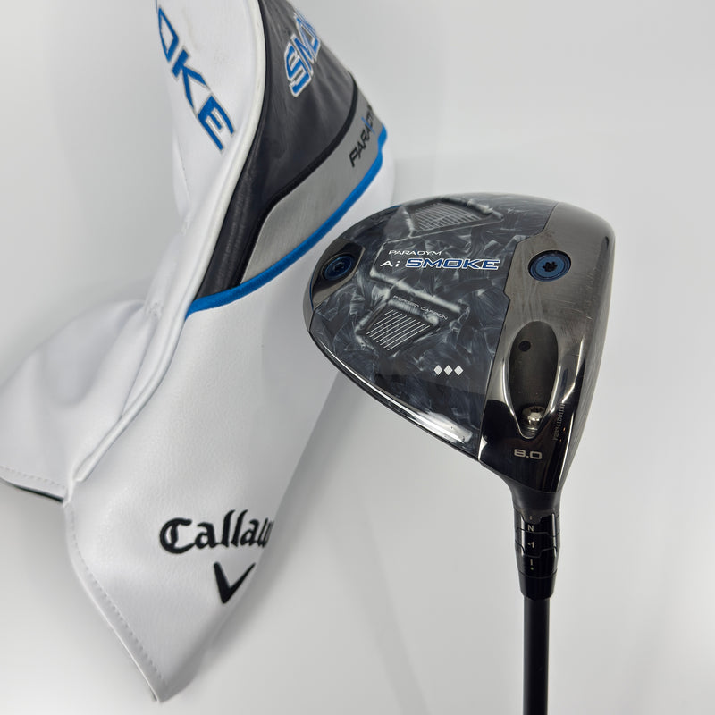 Callaway Paradym Ai Smoke TD Driver 8* RH Mitsubishi Tensei 1K Black 65S Stiff