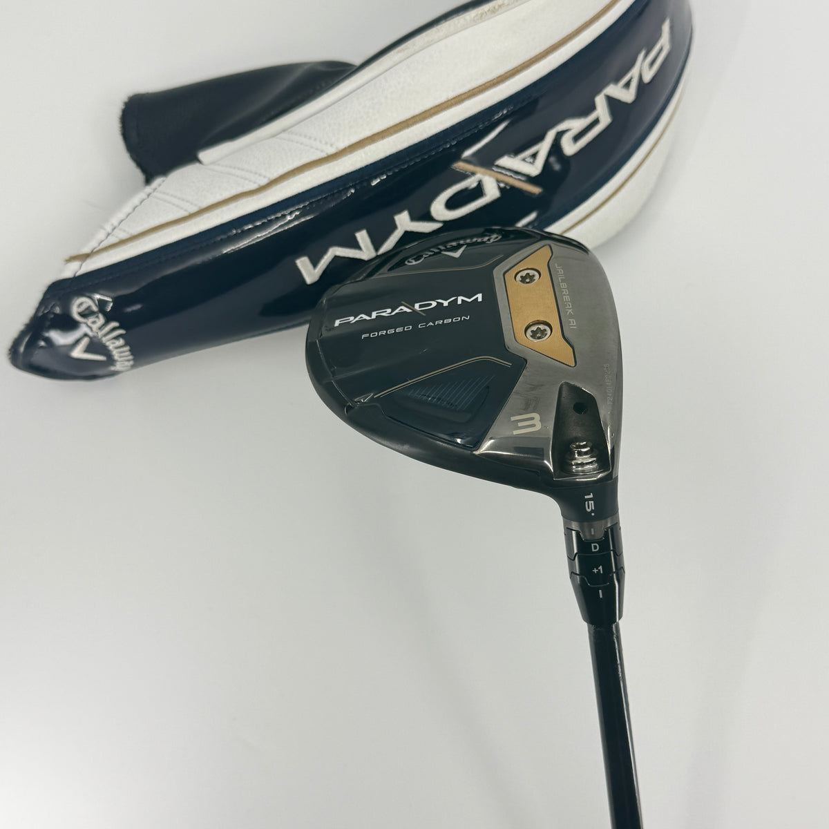 Callaway Paradym 3 Wood 15* RH Mitsubishi Tensei AV Series Blue Extra Stiff 75-X Shaft - C-822 image 1