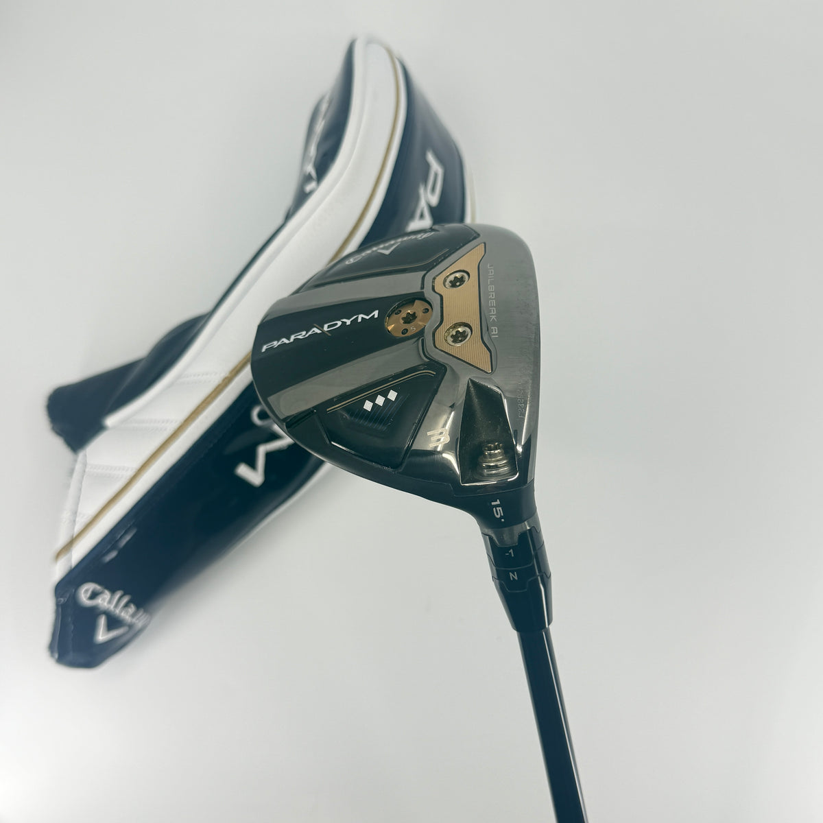 Callaway Paradym Triple Diamond 3 Wood 15* RH Mitsubishi Kai'Li White Extra Stiff 70-X Shaft - C-875 image 1