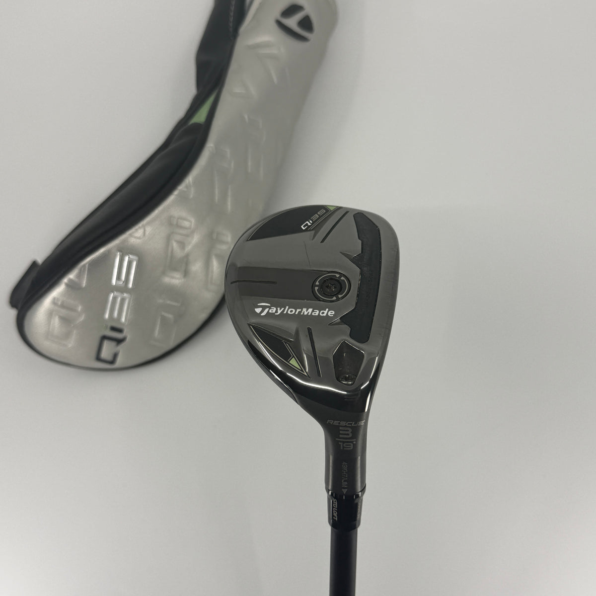 Taylormade QI35 Rescue 3 Hybrid 19* RH Mitsubishi Kai'Li Blue Dark Wave Stiff 85-S Shaft - C-856 image 1