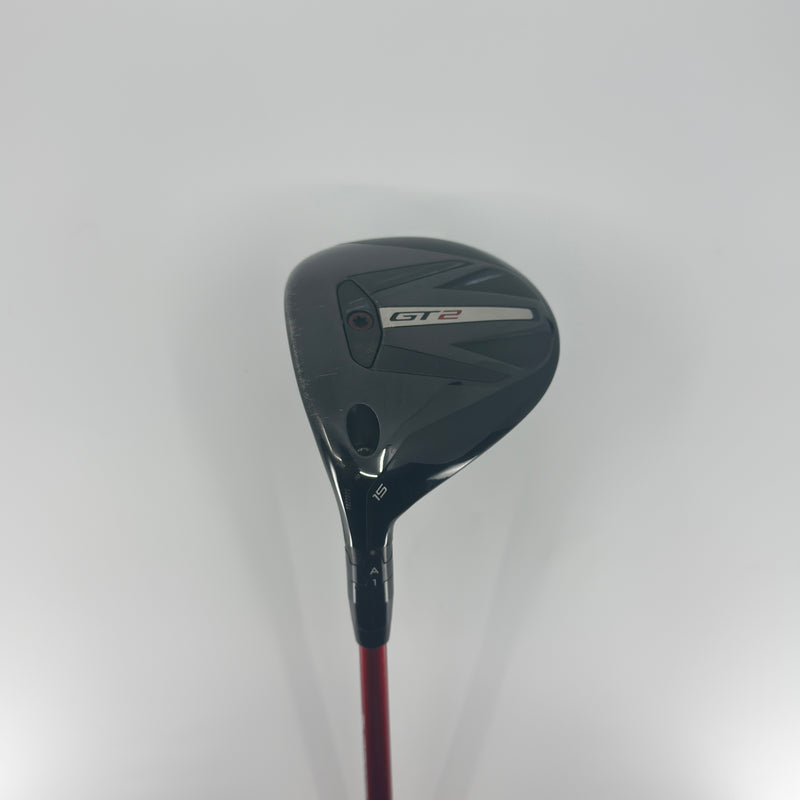 Titleist GT2 3 Wood 15* LH Fujikura Ventus TR Red Velocore Extra Stiff 7-X Shaft - C-833 image 1