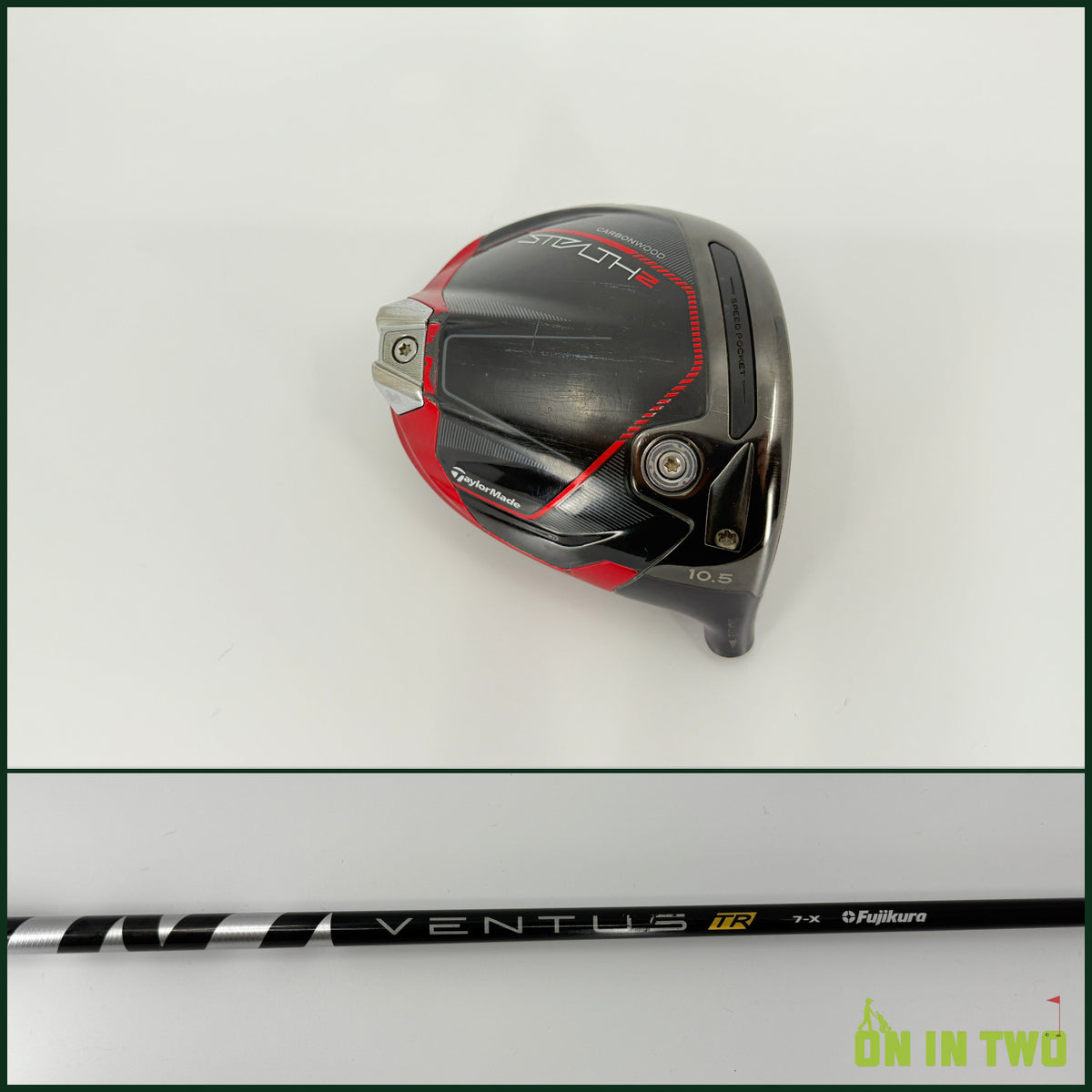 Taylormade Stealth 2 Driver 10.5* RH Fujikura Ventus TR Black Velocore 70X X Stiff