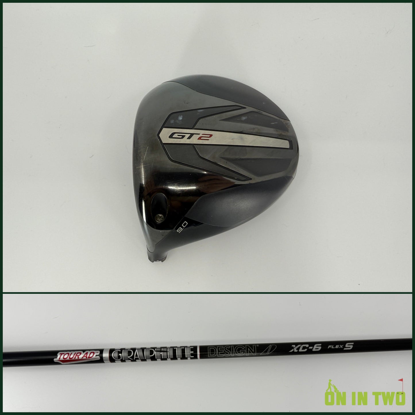 Titleist GT2 Driver 9* LH Graphite Design Tour AD XC 60S Stiff