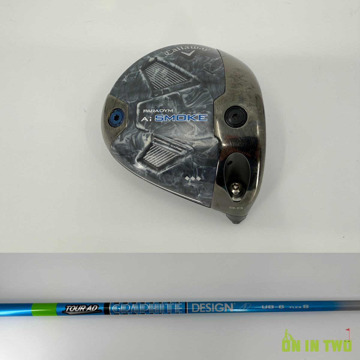 Callaway Paradym Ai Smoke TD Driver 8* RH Graphite Design Tour AD UB 60S Stiff