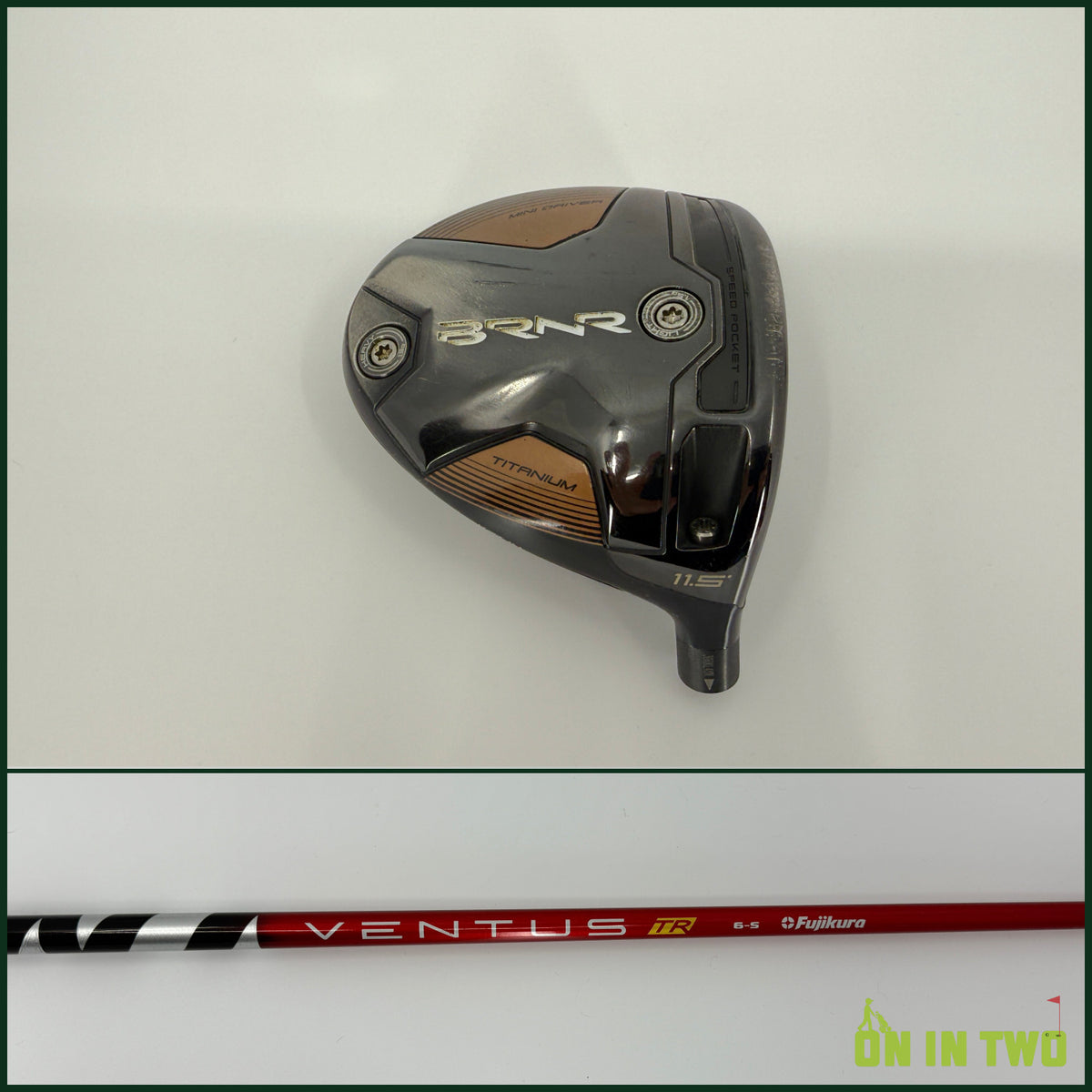 Taylormade Brnr Mini Driver 11.5* RH Fujikura Ventus TR Red Velocore 60S Stiff