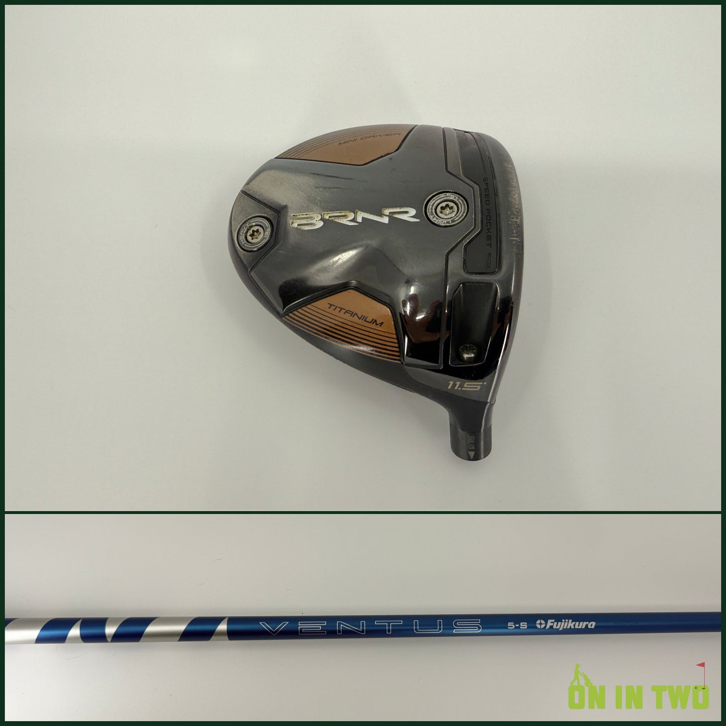 Taylormade Brnr Mini Driver 11.5* RH Fujikura Ventus Blue Velocore + 50S Stiff